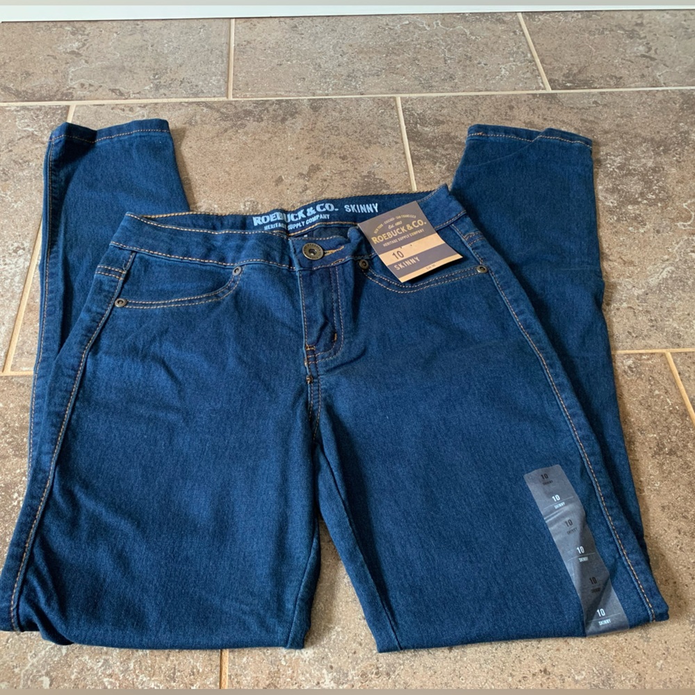 #26 GIRLS NWT ROEBUCK & CO. SKINNY JEAN JEGGINGS SIZE 10